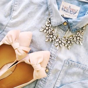 Crystal statement necklace